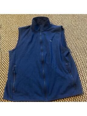 Vineyard Vines Blue Full Zip Vest Mens Large